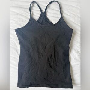 lululemon power y black vintage tank top athleisure athletic top